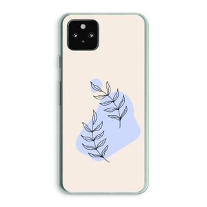 Leaf me if you can: Google Pixel 5a 5G Transparant Hoesje