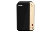 QNAP TS-264 NAS Tower Ethernet LAN Zwart, Goud N5095 - thumbnail