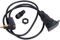 BAAS Bike Parts Zig. tank bag cable baas din angle plug