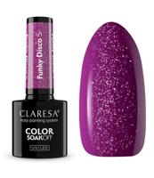 Claresa uv/led gellak 5ml funky disco 5 violet vinyl