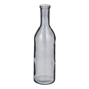 Mica Decorations Rioja Glazen Fles - H50 x Ø15 cm - Donkergrijs