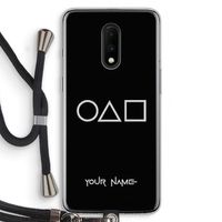 Squid Game: OnePlus 7 Transparant Hoesje met koord