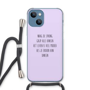 Sprong: iPhone 13 Transparant Hoesje met koord