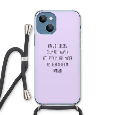 Sprong: iPhone 13 Transparant Hoesje met koord