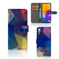 Samsung Galaxy M52 | Book Case | Polygon Dark