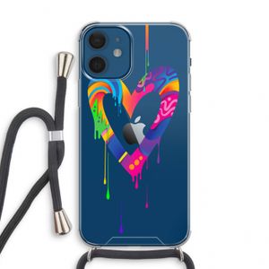 Melts My Heart: iPhone 12 mini Transparant Hoesje met koord