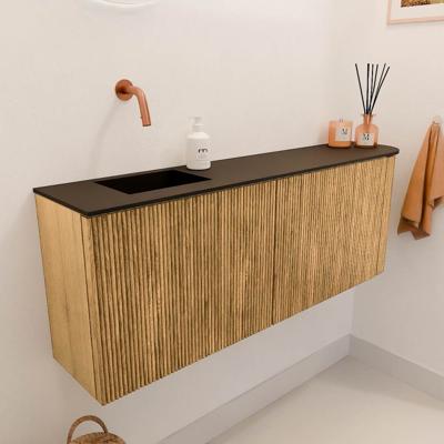 Toiletmeubel Mondiaz Joya | 111.6 cm | Meubelkleur Oak | Faye wastafel Urban Links | Zonder kraangat(en) Toiletmeubel Mondiaz Joya | 111.6 cm | Meubelkleur Oak | Faye wastafel Urban Links | Zonder kraangat(en)