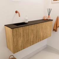 Toiletmeubel Mondiaz Joya | 111.6 cm | Meubelkleur Oak | Faye wastafel Urban Links | Zonder kraangat(en) Toiletmeubel Mondiaz Joya | 111.6 cm | Meubelkleur Oak | Faye wastafel Urban Links | Zonder kraangat(en)