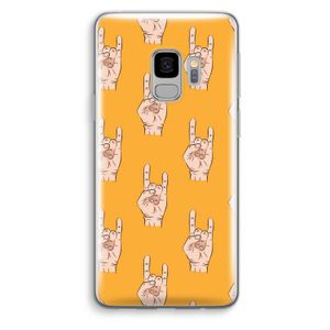 Rock: Samsung Galaxy S9 Transparant Hoesje