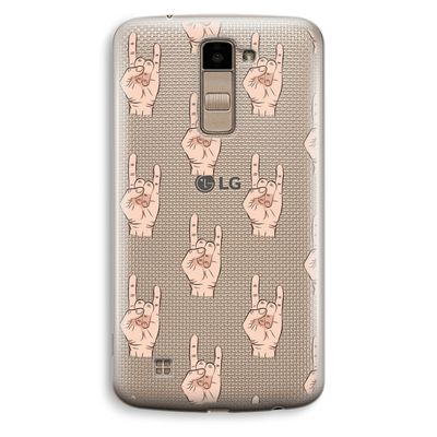 Rock: LG K10 (2016) Transparant Hoesje