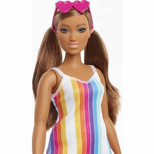 Barbie tienerpop Malibu meisjes 32,5 cm bruin 4-delig