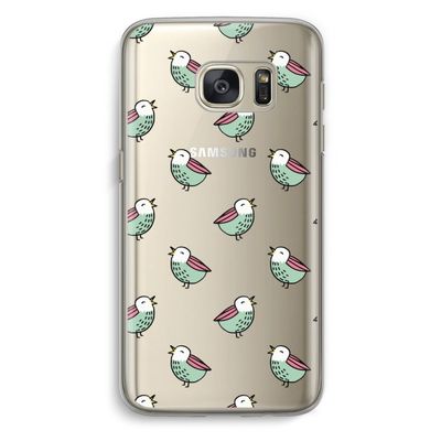 Vogeltjes: Samsung Galaxy S7 Transparant Hoesje