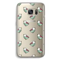 Vogeltjes: Samsung Galaxy S7 Transparant Hoesje