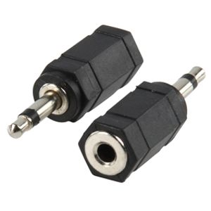 Valueline AC-002 kabeladapter/verloopstukje 3.5mm Zwart