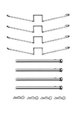 Accessoireset, schijfremblok PFK358