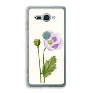 Purple poppy: Sony Xperia XZ2 Compact Transparant Hoesje