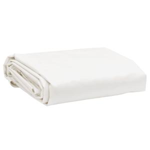 VidaXL Dekzeil 650 g/m² ø 2,4 m wit