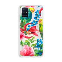 Papegaaien: Galaxy A51 4G Transparant Hoesje