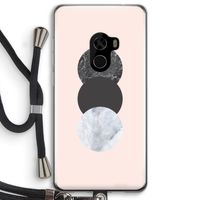 Marmeren cirkels: Xiaomi Mi Mix 2 Transparant Hoesje met koord
