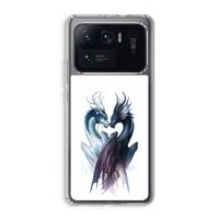 Yin Yang Dragons: Xiaomi Mi 11 Ultra Transparant Hoesje Yin Yang Dragons: Xiaomi Mi 11 Ultra Transparant Hoesje