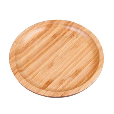 Huishoudelijke creatieve eenvoudige ronde bamboe thee dienblad mini thee tafel diameter: 30cm