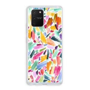 Watercolor Brushstrokes: Samsung Galaxy S10 Lite Transparant Hoesje