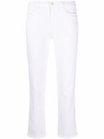 FRAME jean droit court - Blanc