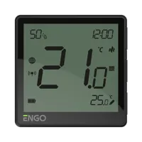 ENGO EONE-BATB - ZigBee slimme thermostaat, Batterij, Zwart
