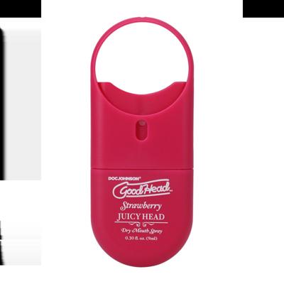 Doc Johnson Juicy Head - Dry Mouth Spray To-Go - Aardbei - 0.3 fl oz / 9 ml