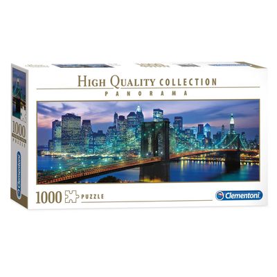 Clementoni panorama puzzel new york brooklyn bridge, 1000st.
