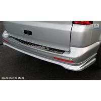 Zwart-Chroom RVS Bumper beschermer passend voor VW Transporter T5 2003-2015 (alle) & T6 2015- (m AV251012 - thumbnail