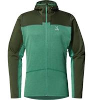 Haglofs Roc Flash Mid Hood Fleece Heren Seaweed Green/Dk Jelly Green M