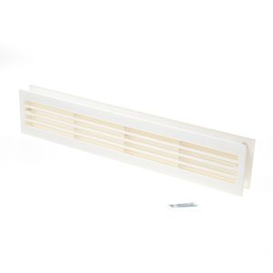 Badkamerrooster 454x90 rh wit-