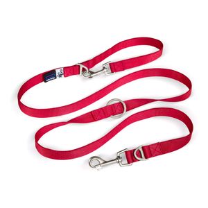 Curli Adjustable Leash Nylon - 200 x 1,5 cm Rood