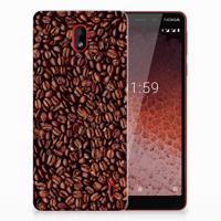 Nokia 1 Plus | Siliconen Case | Koffiebonen