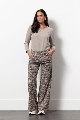 Studio Anneloes Lexie Animal Trousers 13435 Broek 9014 Black/kit