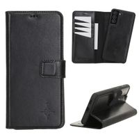 NorthLife - Samsung Galaxy S21 - Lederen Afneembare 2-in-1 bookcase hoes - Zwart - thumbnail