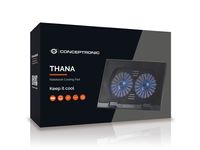 Conceptronic THANA02B Cooling-pad voor laptop In hoogte verstelbaar - thumbnail