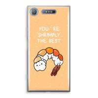 You're Shrimply The Best: Sony Xperia XZ1 Transparant Hoesje