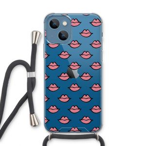 Lipjes: iPhone 13 Transparant Hoesje met koord