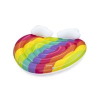 Bestway Opblaasbaar Drijvend Eiland Regenboog 175x163 cm Strand en Zwembad 43722