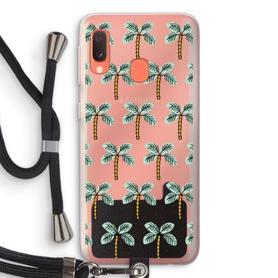 Paradise: Samsung Galaxy A20e Transparant Hoesje met koord