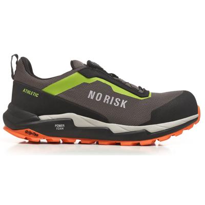 No Risk Athletic Low FLS Orange Green 1219.06 S3L | Zwart | Maat 45 - 5607421135455