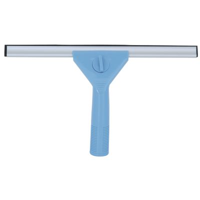 Raamwisser/raamtrekker - kunststof handvat - blauw - 24 cm breed