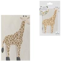 Ginger Ray servetten giraffe 22 x 33 cm 16 stuks | 30 stuks