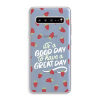 Don't forget to have a great day: Samsung Galaxy S10 5G Transparant Hoesje
