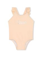 Chloé Kids maillot de bain à logo brodé - Tons neutres