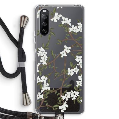 Blossoming spring: Sony Sony Xperia 10 III Transparant Hoesje met koord