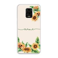 Zonnebloemen: Xiaomi Redmi Note 10 Lite Transparant Hoesje