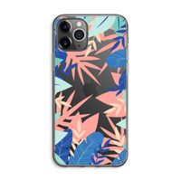 Tropisch: iPhone 11 Pro Max Transparant Hoesje